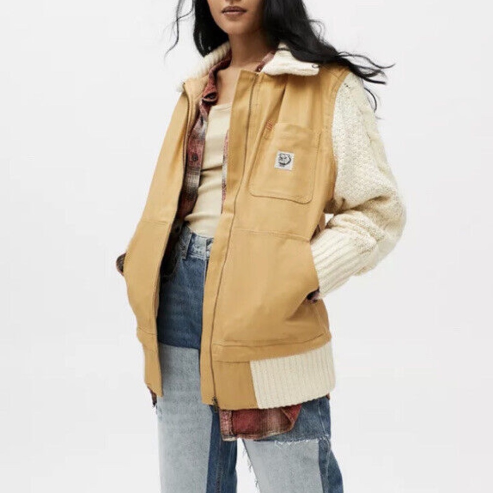 UO BDG remade canvas bomber jacket women’s size medium NEW